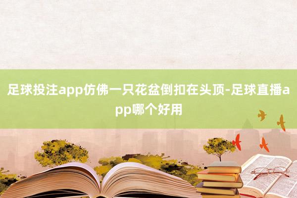 足球投注app仿佛一只花盆倒扣在头顶-足球直播app哪个好用