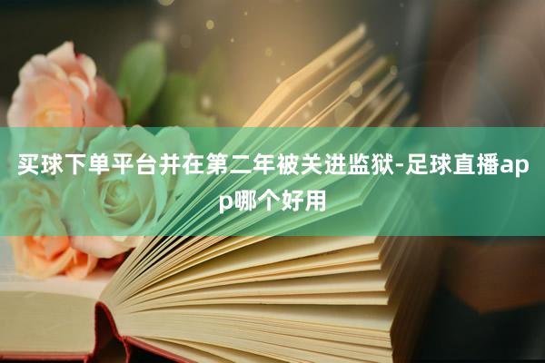 买球下单平台并在第二年被关进监狱-足球直播app哪个好用